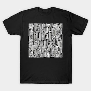 Minimalist New York City drawing T-Shirt